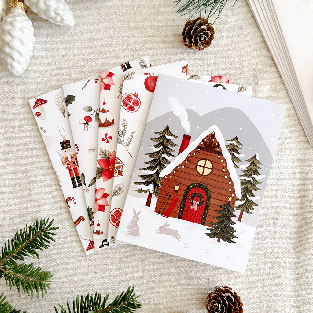 Cartes de Noël assorties