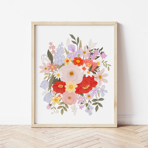 Affiche fleurs