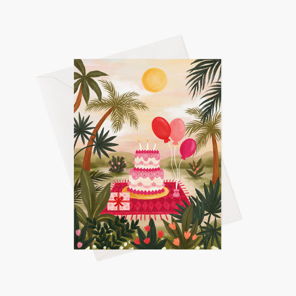 Carte de voeux - Fête troipcale