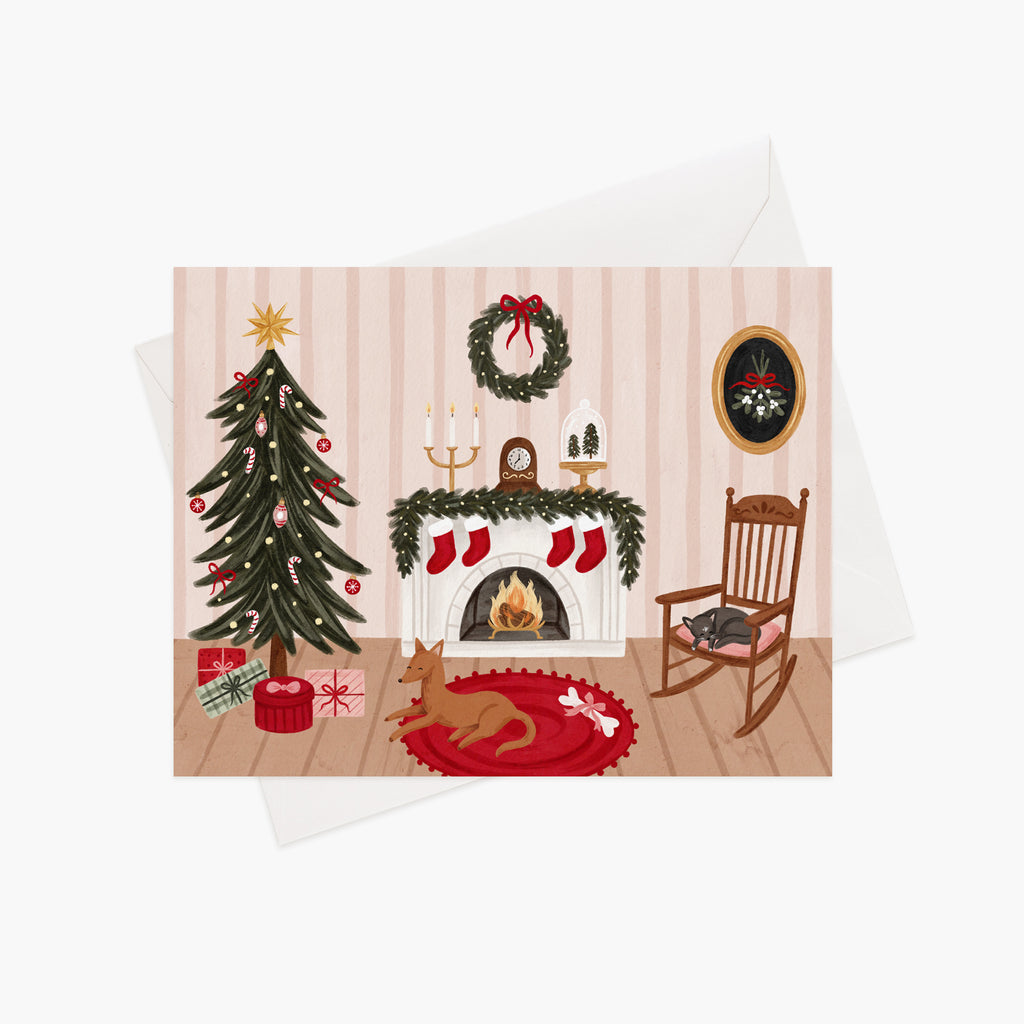 Carte de Noël - Noël cozy