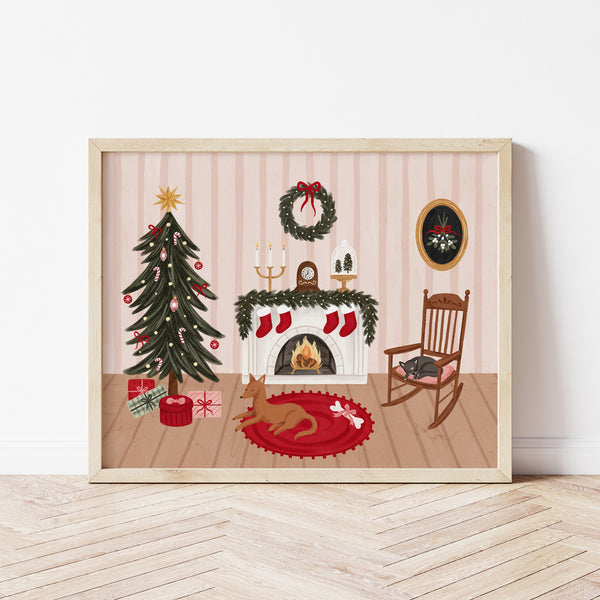 Affiche de Noël - Noël cozy