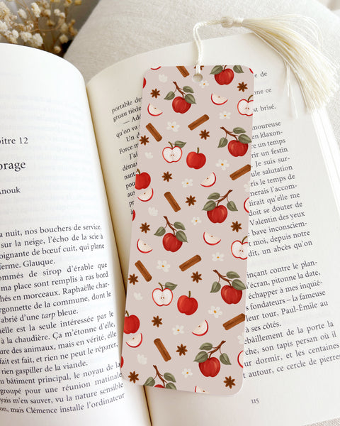 Marque-page d'automne - pommes