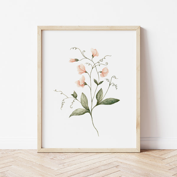 Affiche fleurie