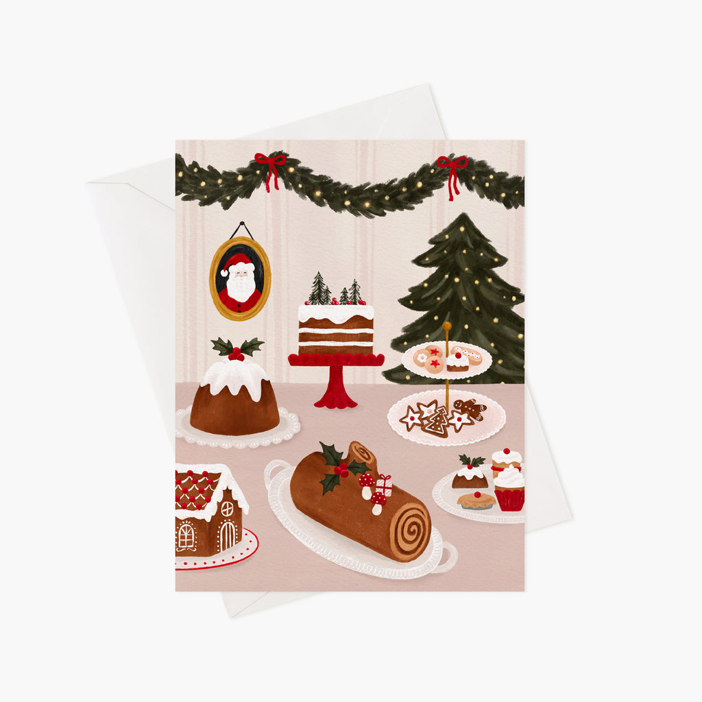 Carte de Noël - Réveillon